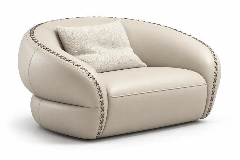 Woven-Edge Armchair