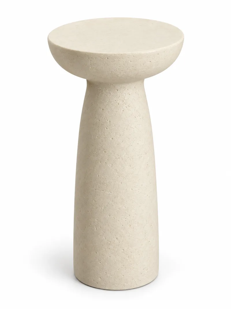 Tall Tray-Top Side Table