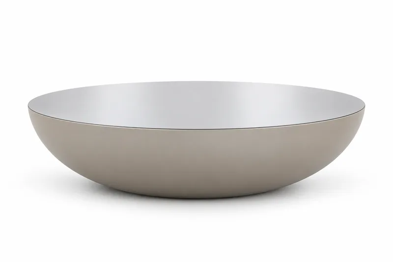 Grey Reflective Bowl Coffee Table